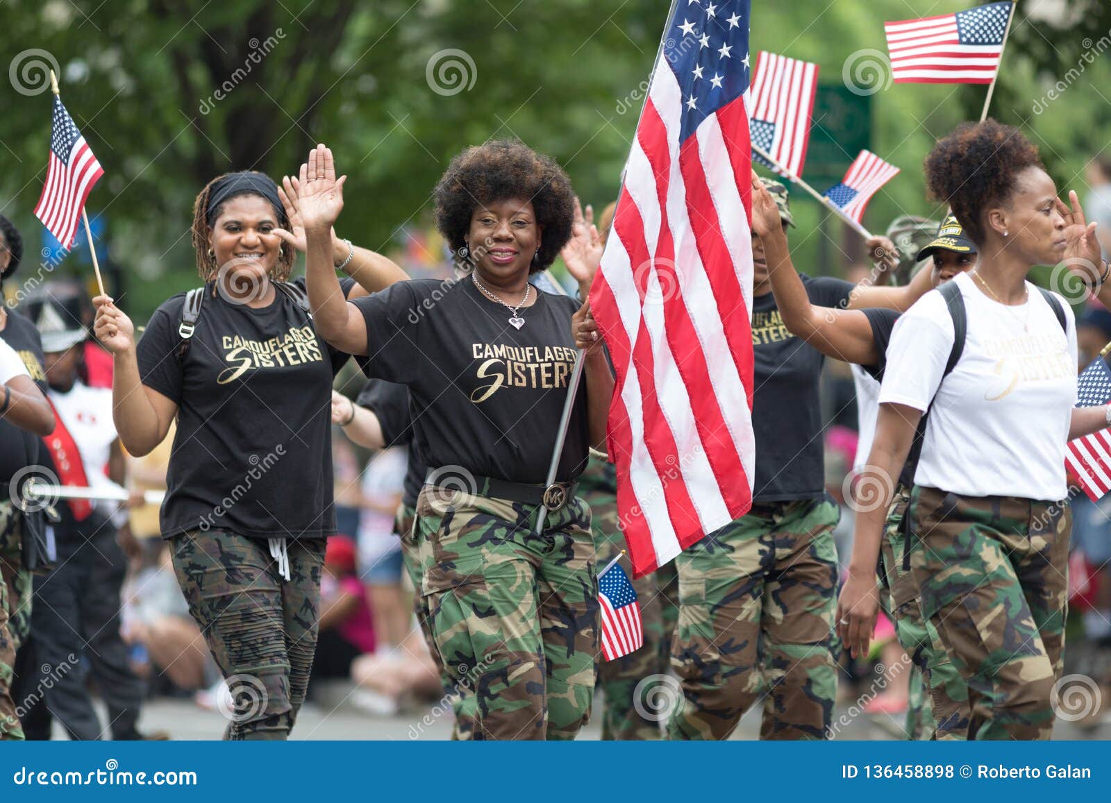 The National Memorial Day Parade Editorial Stock Photo Image of women