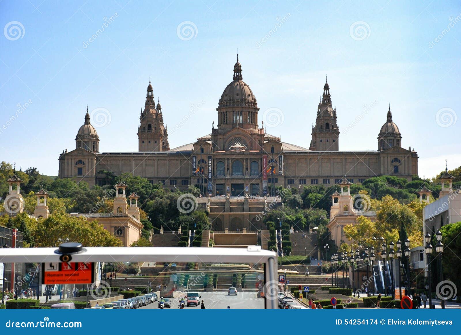 national museum of art of catalonia mnac, barcelona spain