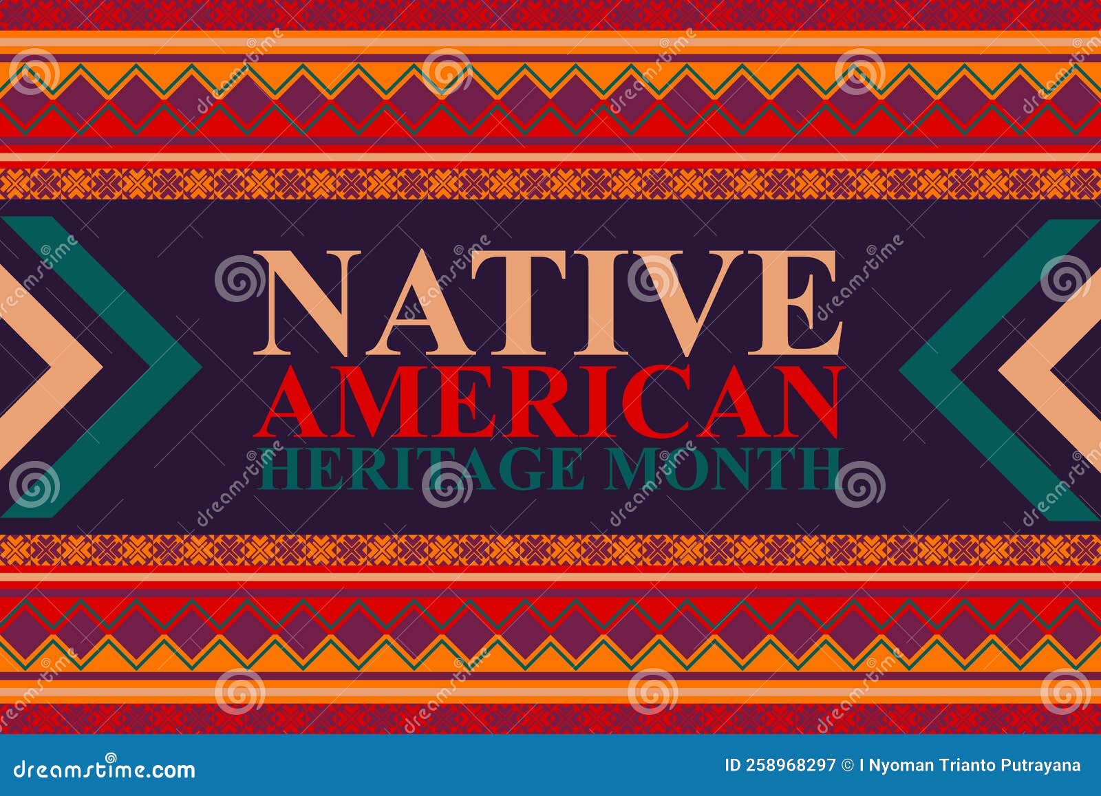 national native american heritage month background