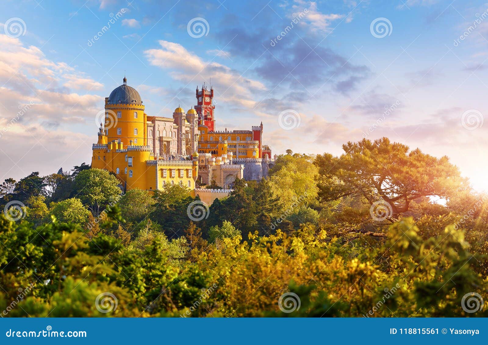 national palace of pena in sintra portugal