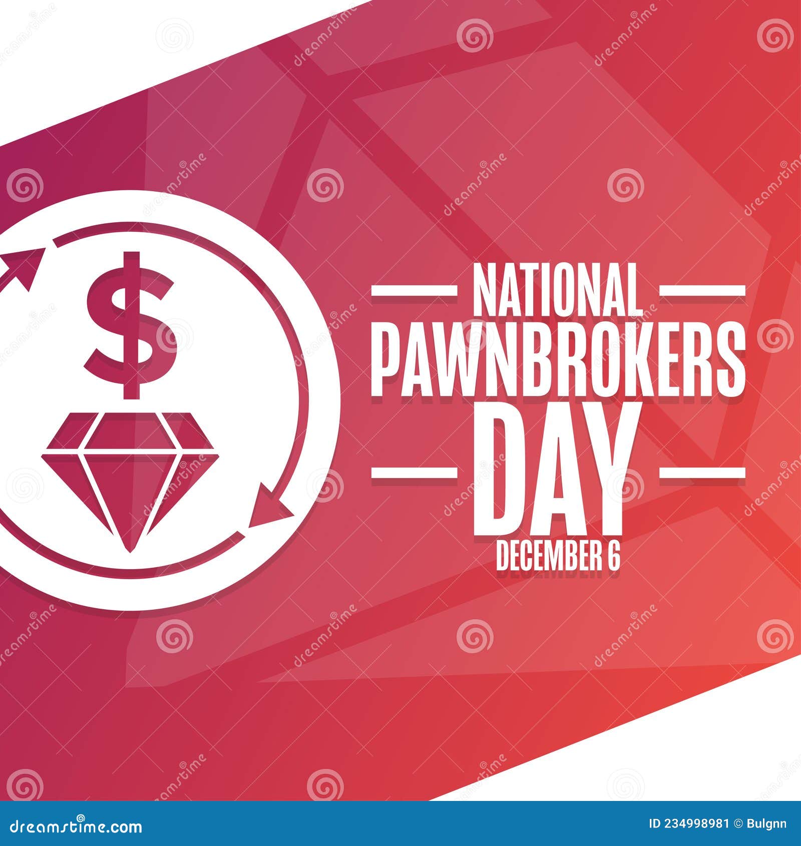 NATIONAL PAWNBROKERS DAY - December 6 - National Day Calendar