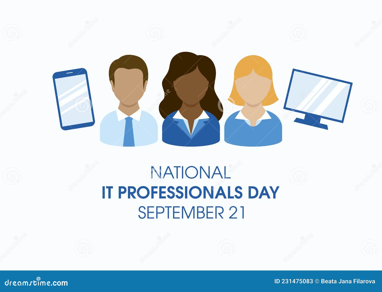 National it Professionals Day Vector Stock Vector Illustration of