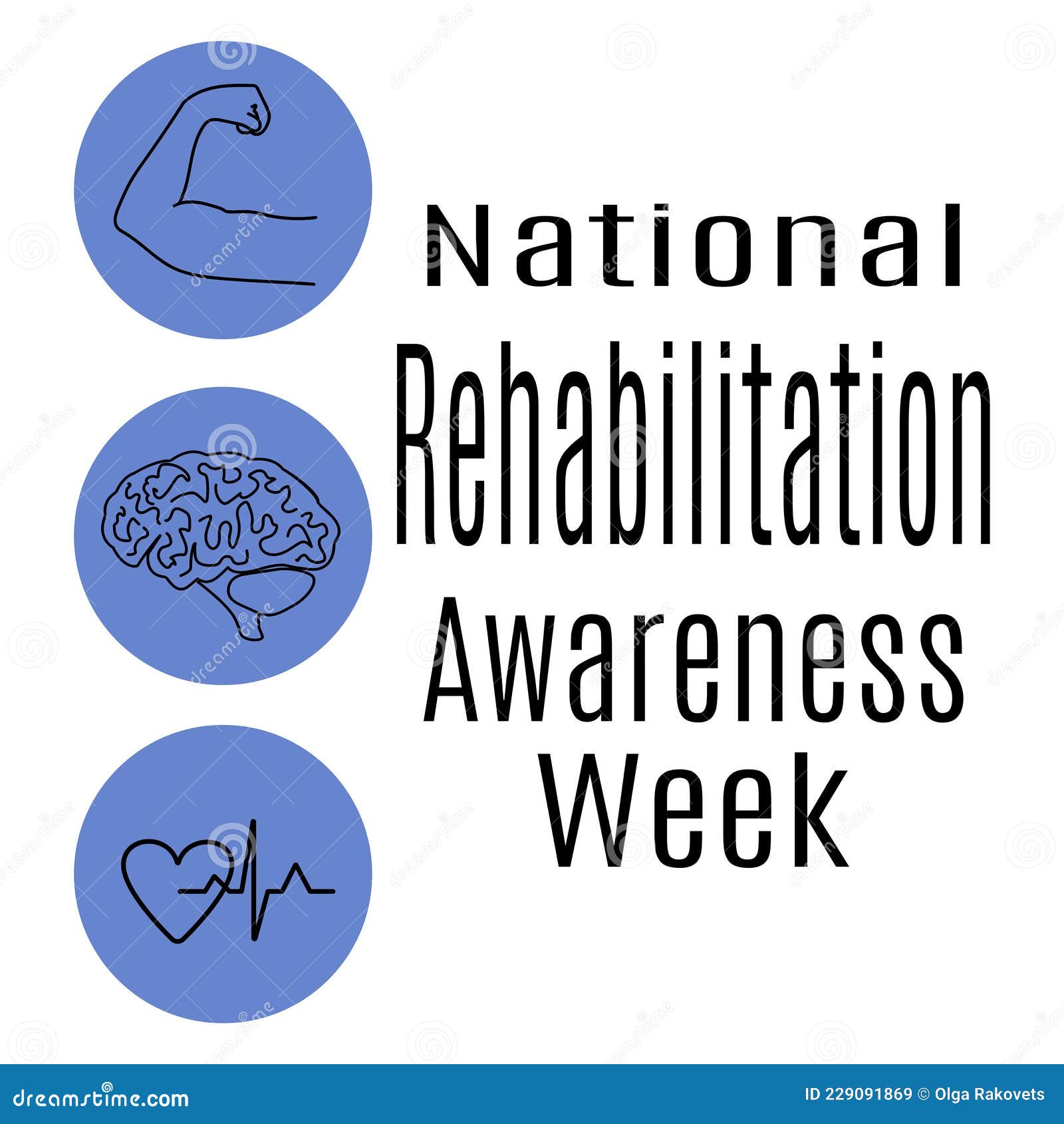 National Rehabilitation Awareness Week, Idea for a Post or Banner on