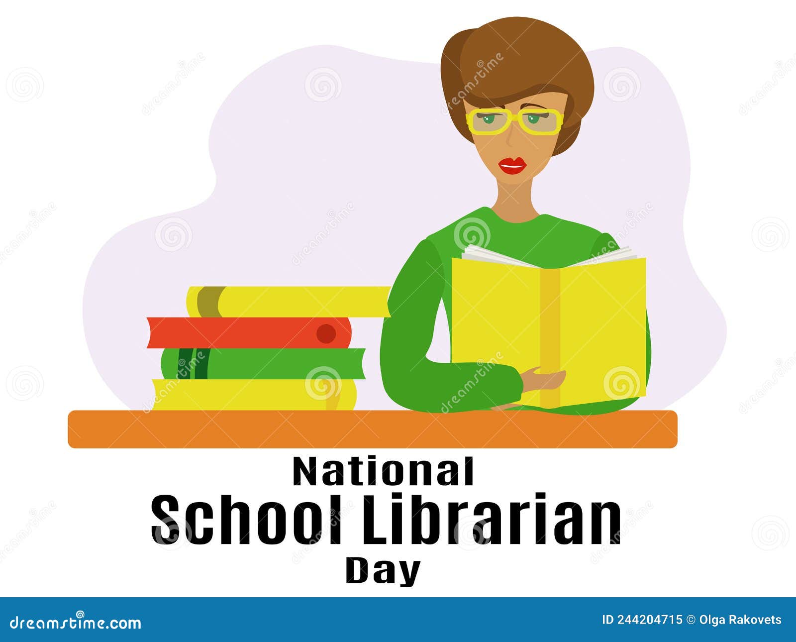 National School Librarian Day Idea For Poster Banner Flyer Card national-school-librarian-day-idea-for-poster-banner-flyer-card