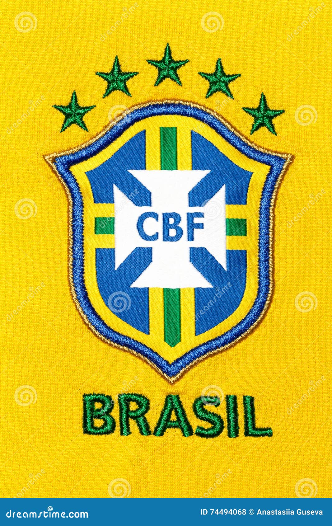 National Soccer Team Licensed Cap Yellow Brazil Hat 