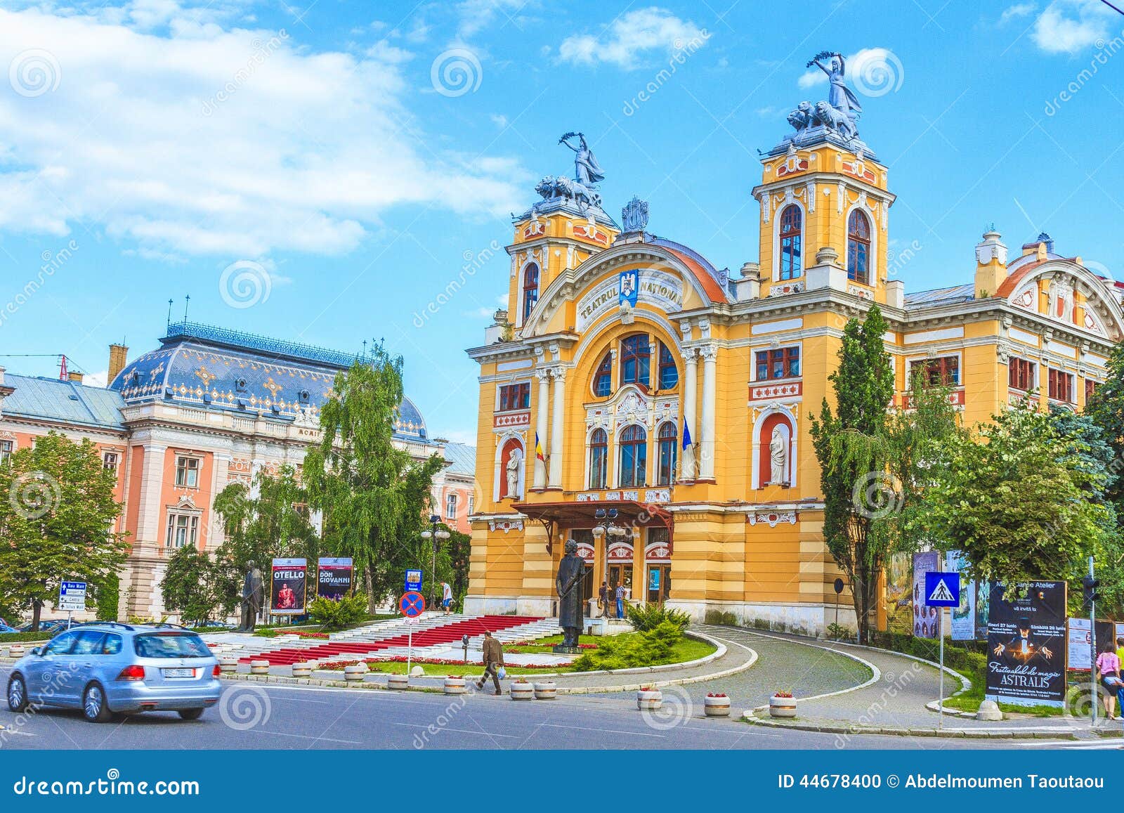 National Theatre of Cluj-Napoca, Romania Editorial Image - Image of