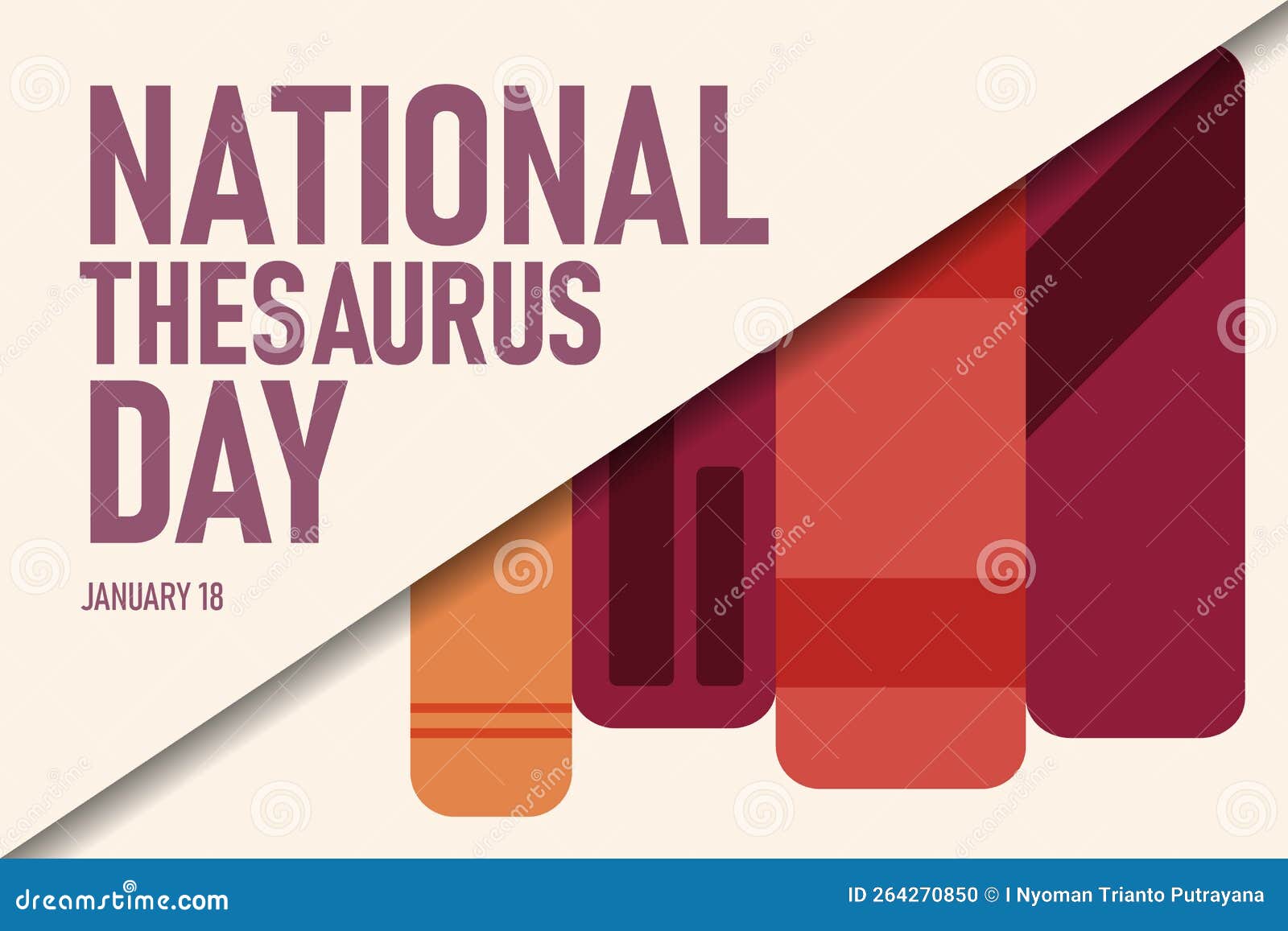 national thesaurus day background