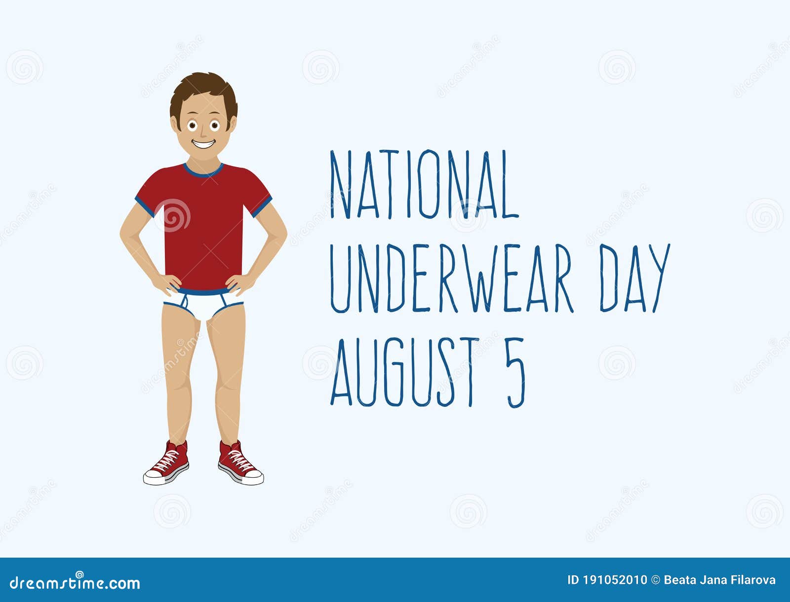 August Underwear Stock Illustrations – 20 August Underwear Stock  Illustrations, Vectors & Clipart - Dreamstime