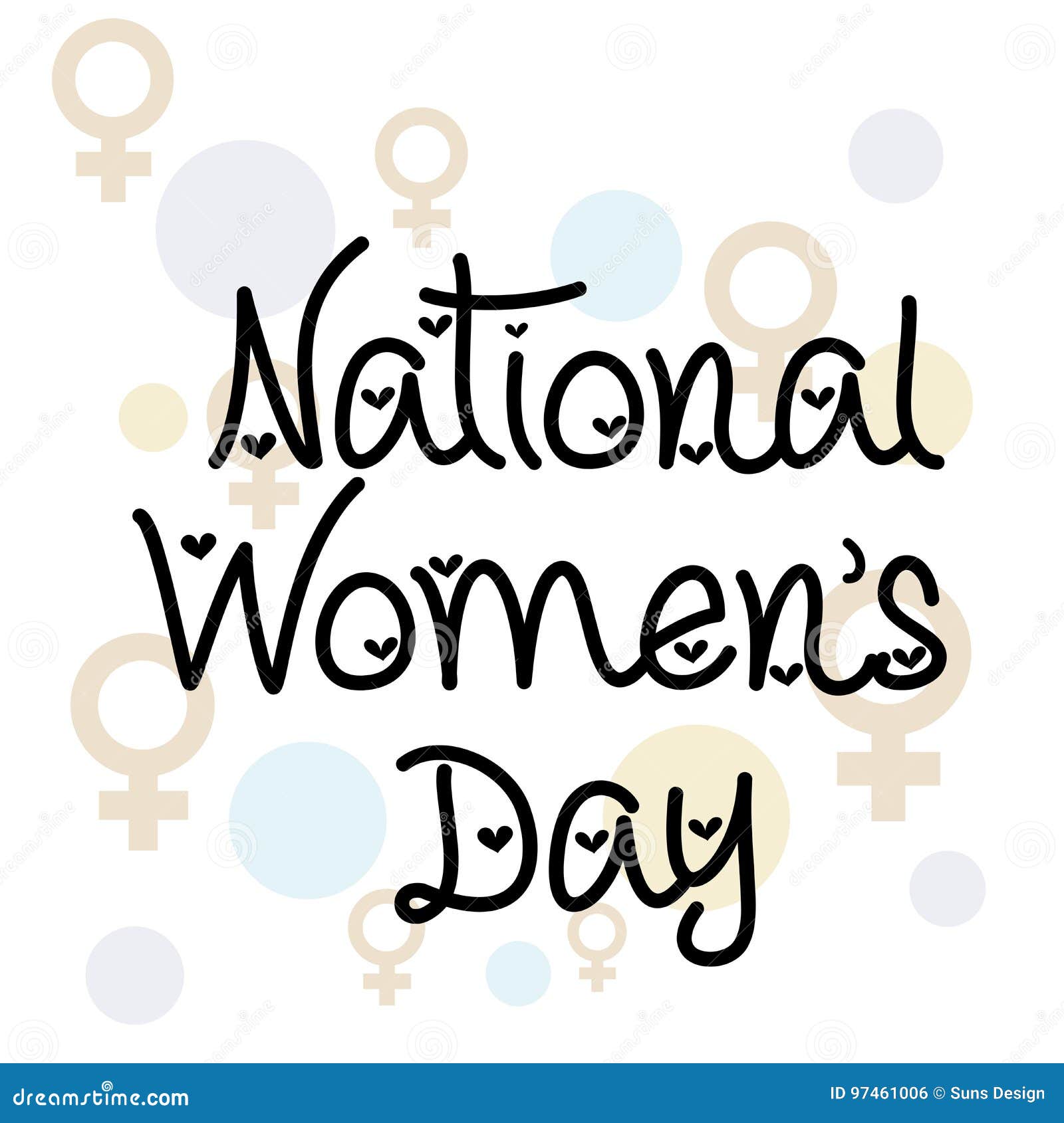 National Womens Day. stock illustration. Illustration of ...