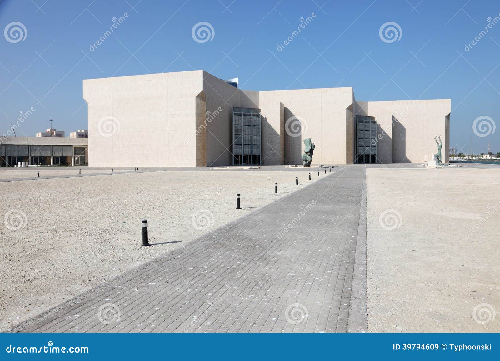 Nationellt museum av Bahrain i Manama. Kungarike av Bahrain, Mellanösten