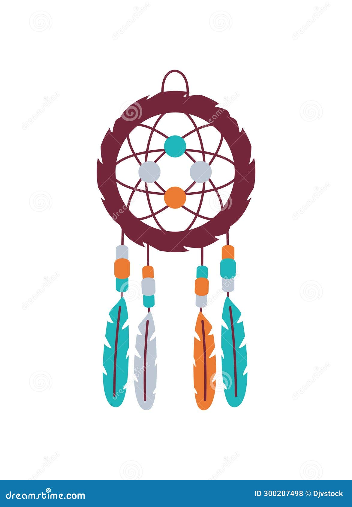 Native American Dream Catchers Stock Illustration Illustration of