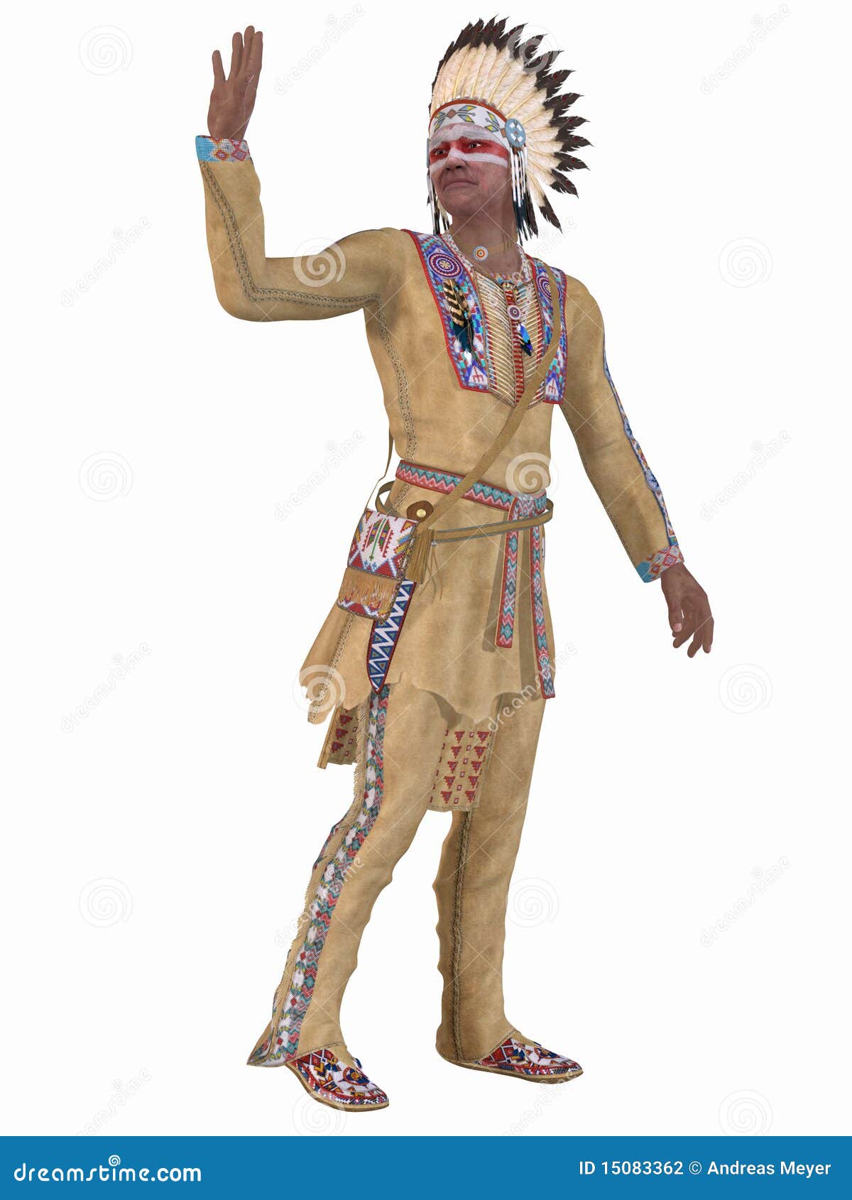 Native American Indian Cheyenne Stock Illustration Illustration of