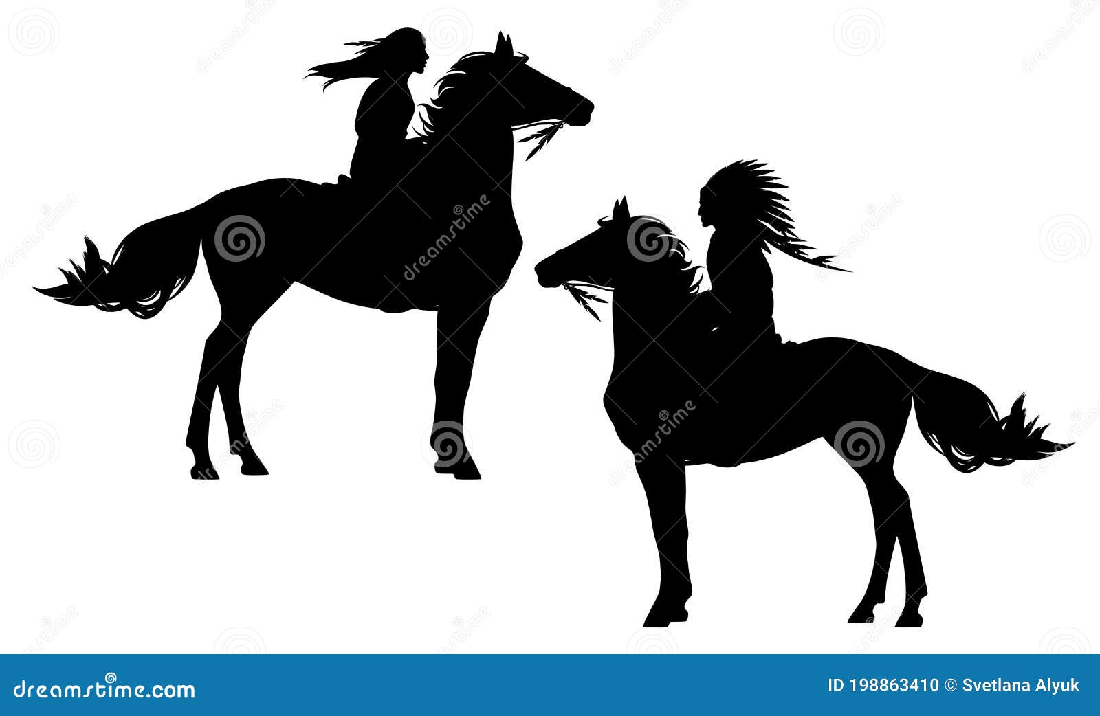 native american horse clip art