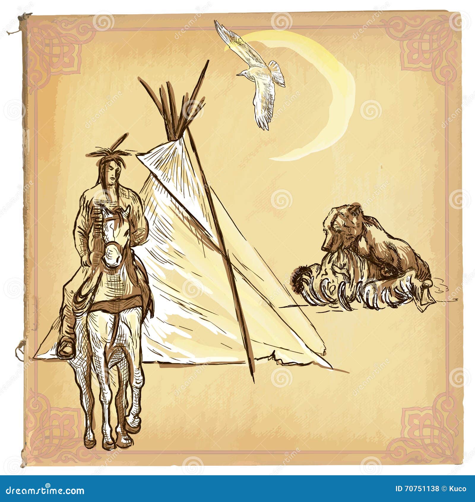 Native American Canvas Wall Art - American Indian Girl Women Headdress  Feathered Art Canvas Prints for Wall Decor, Living Room Bedroom Kitchen  Decoration (16x24in(40x60cm)-Framed) : Amazon.in: Home & Kitchen