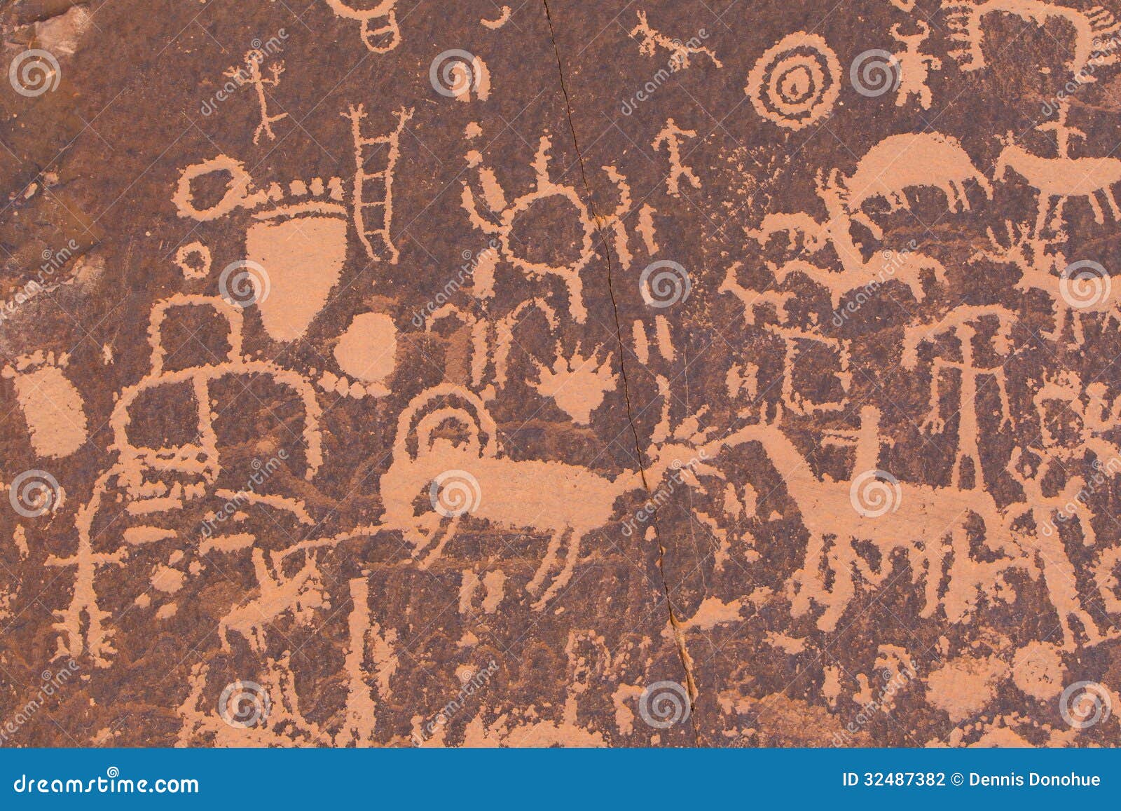 Native American Petroglyphs Stock Photo - Image of desert, petroglyphs