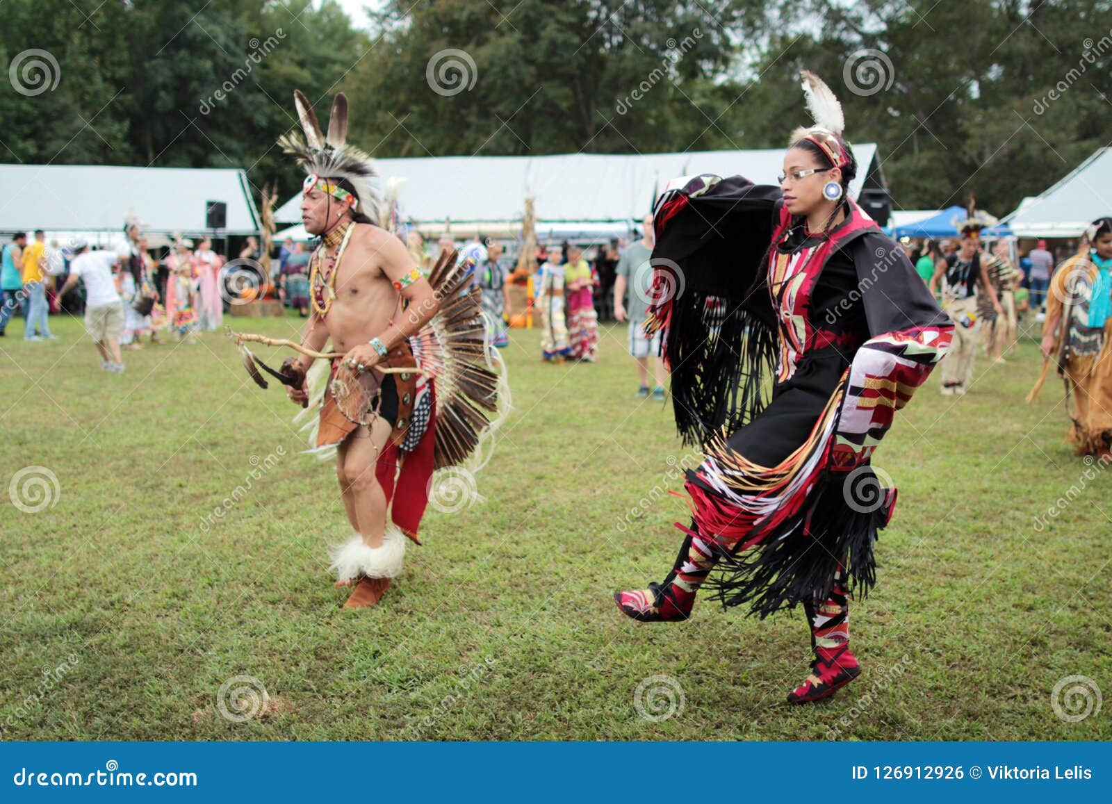 Native American Pow Wow Dancers Editorial Photo Image Of Performing Dancers 126912926