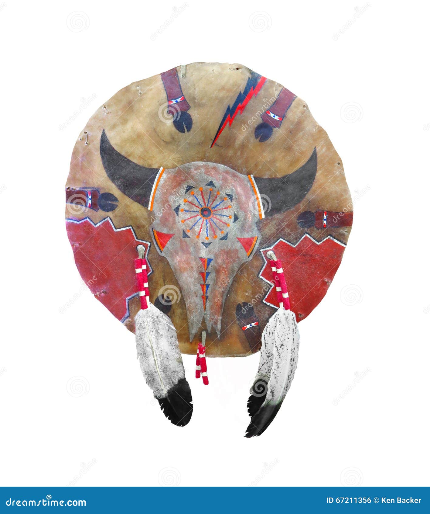 native american war shield .