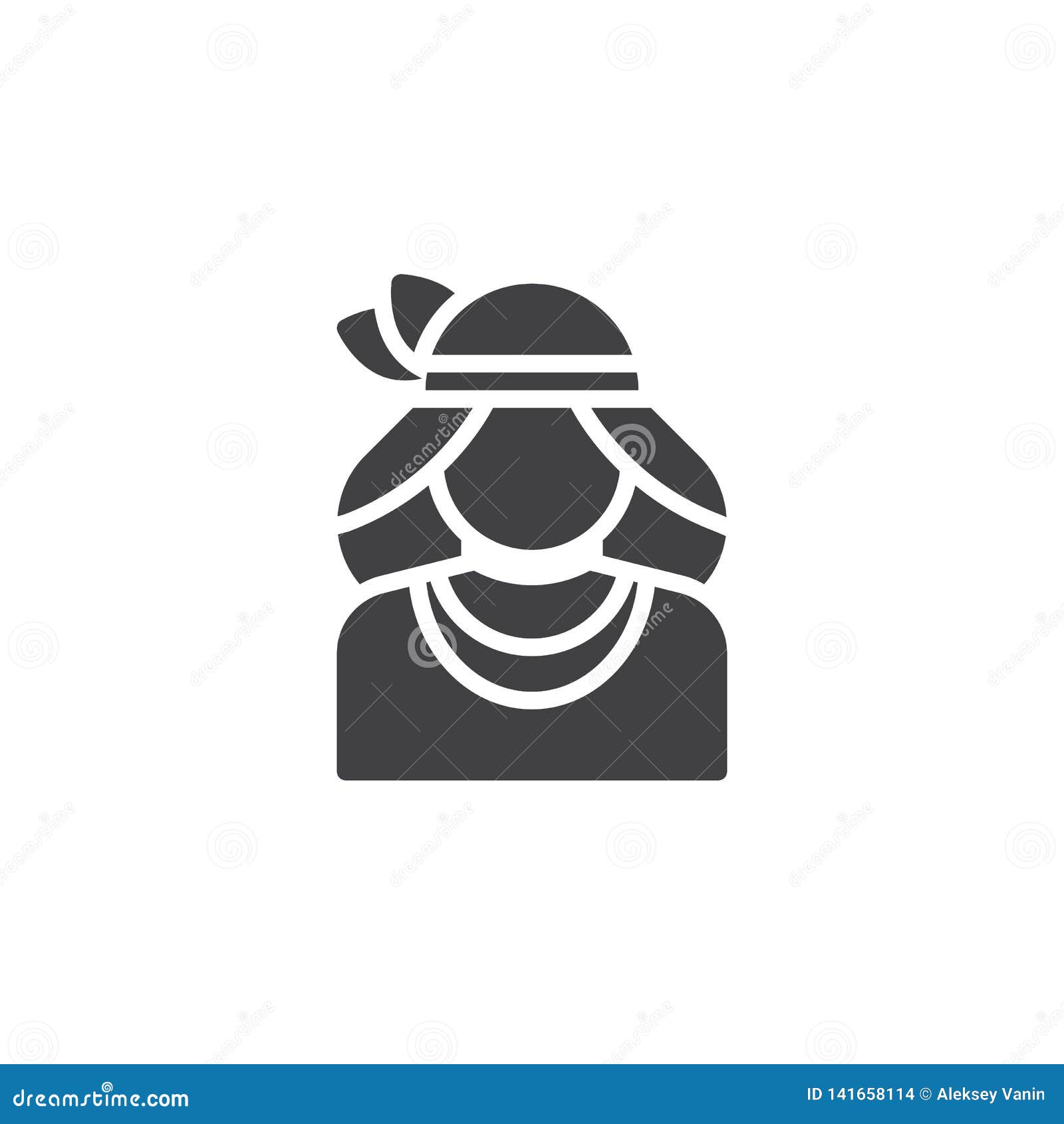 Download Native American Woman Vector Icon Stock Vector ...