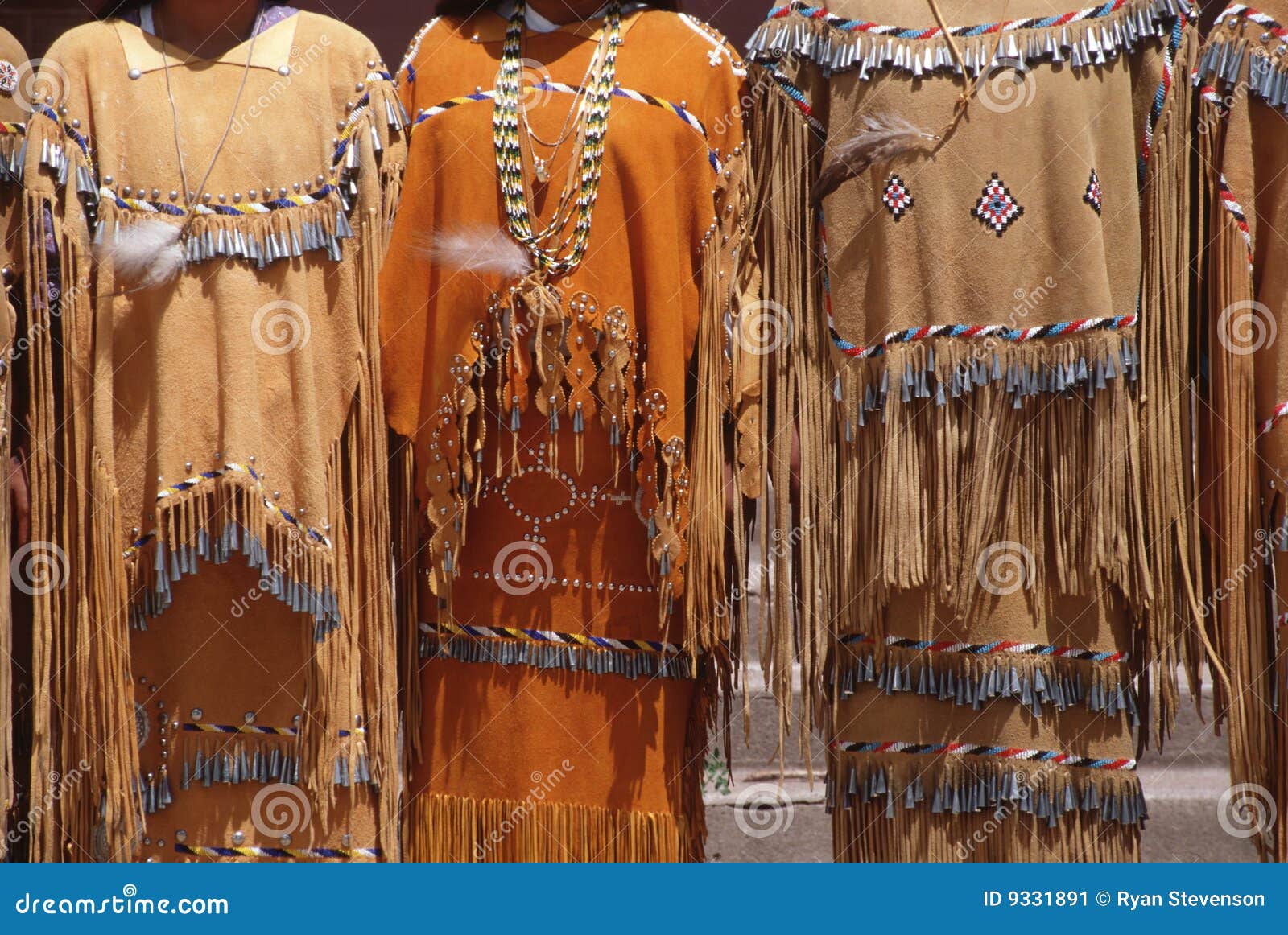 Native Indian Dresses stock image ...