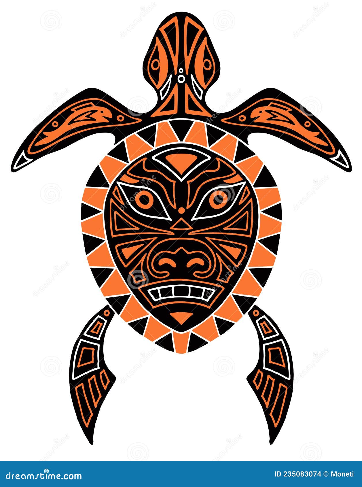 Tribal Aries Animal Tattoo Design