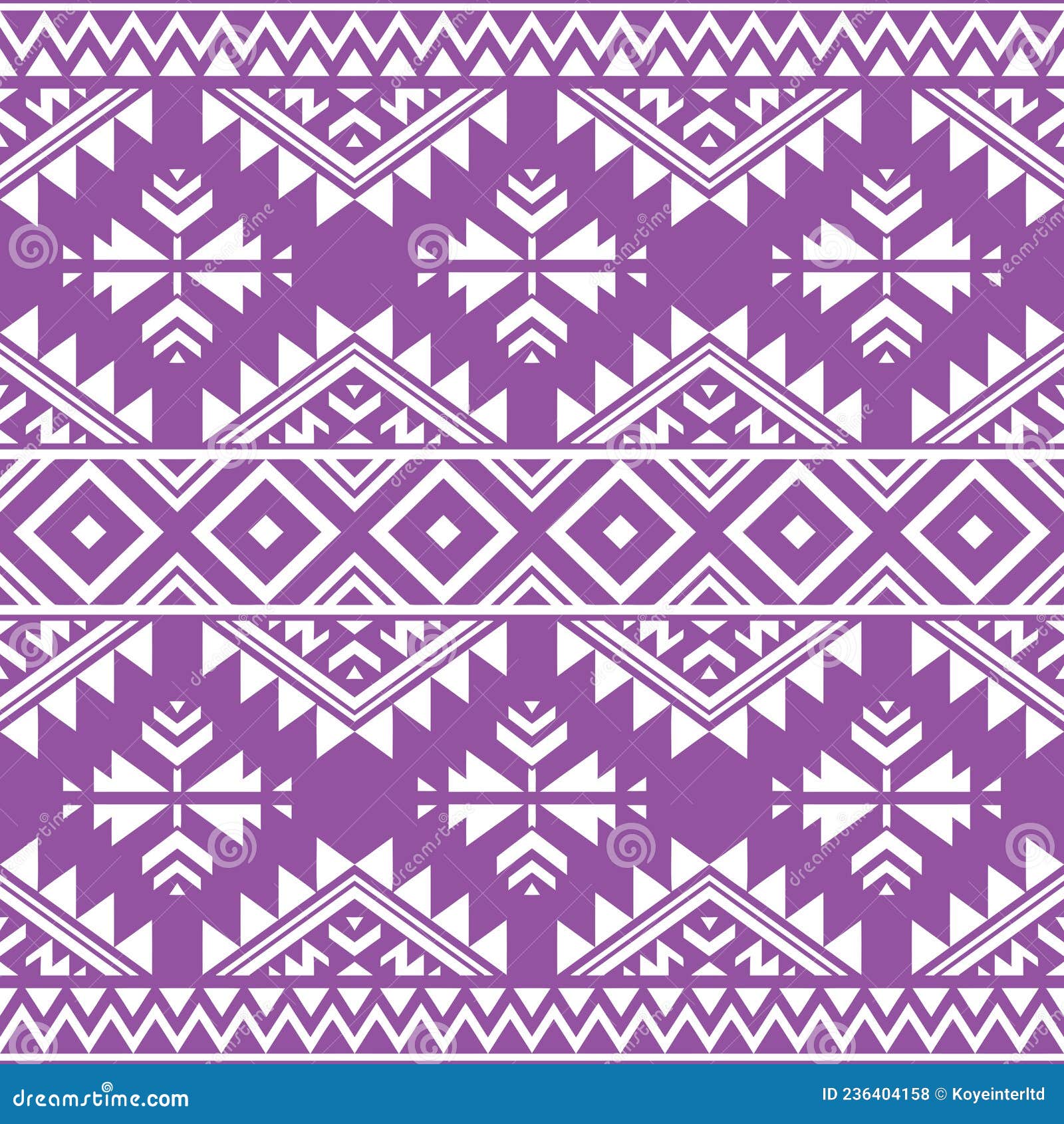 Native Tribal Dress Pattern Stock Illustration - Illustration of magenta,  polynesian: 236404158