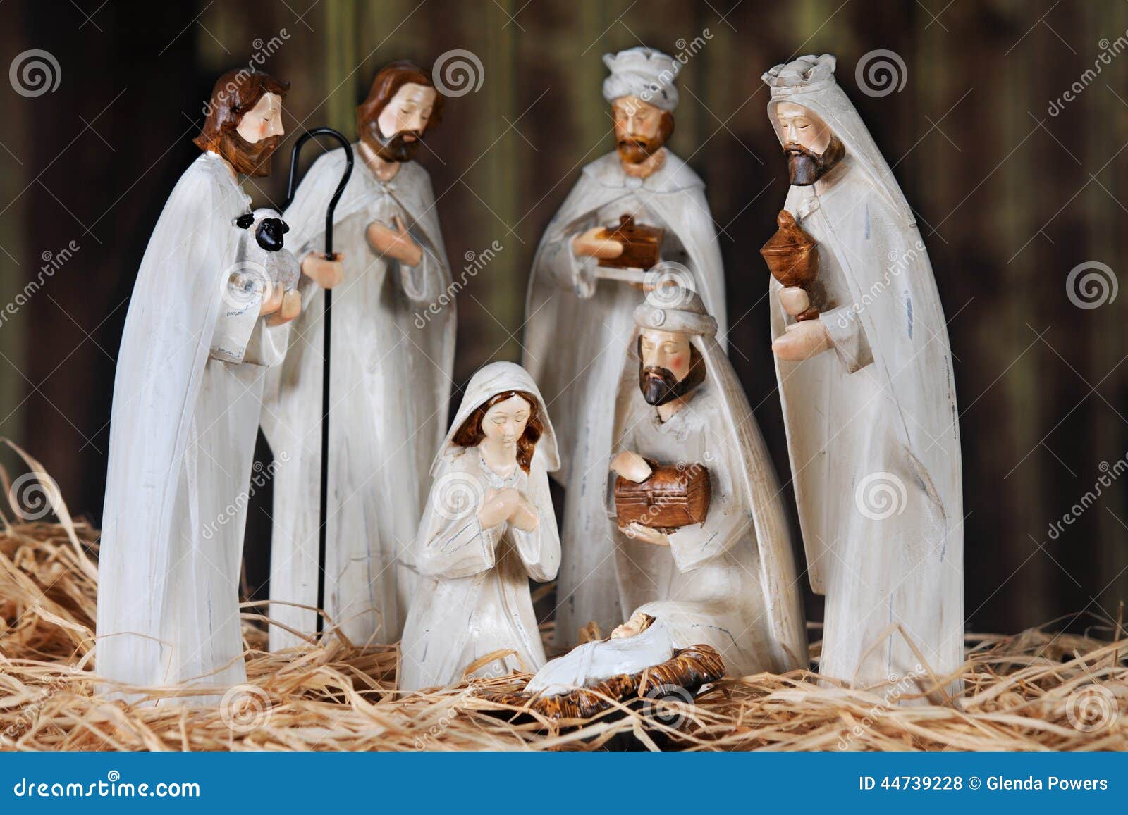 Nativity in a Barn stock photo. Image of jesus, baby 