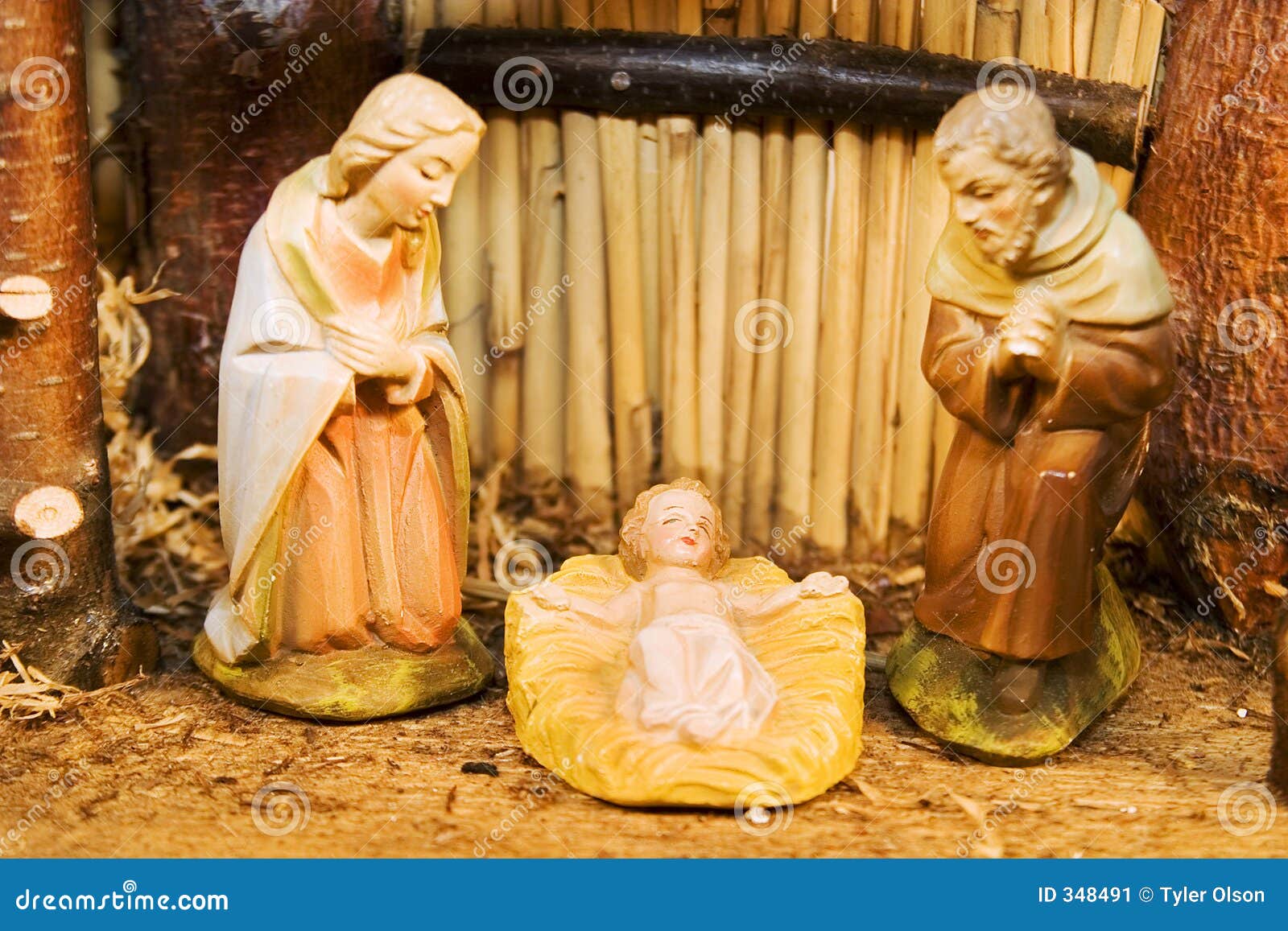 Nativity Figure stock image. Image of xmas, scene, mary - 348491