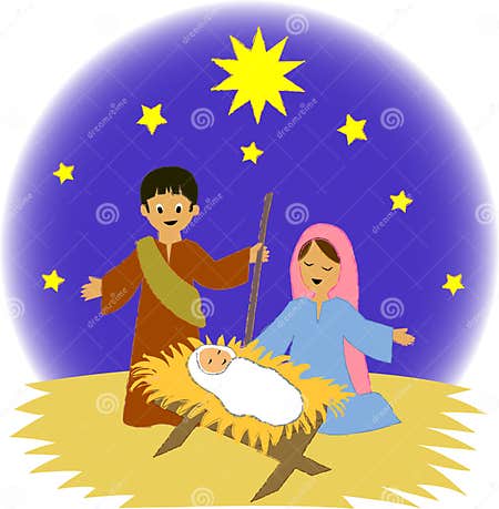 Nativity Pageant stock illustration. Illustration of baby - 2942691