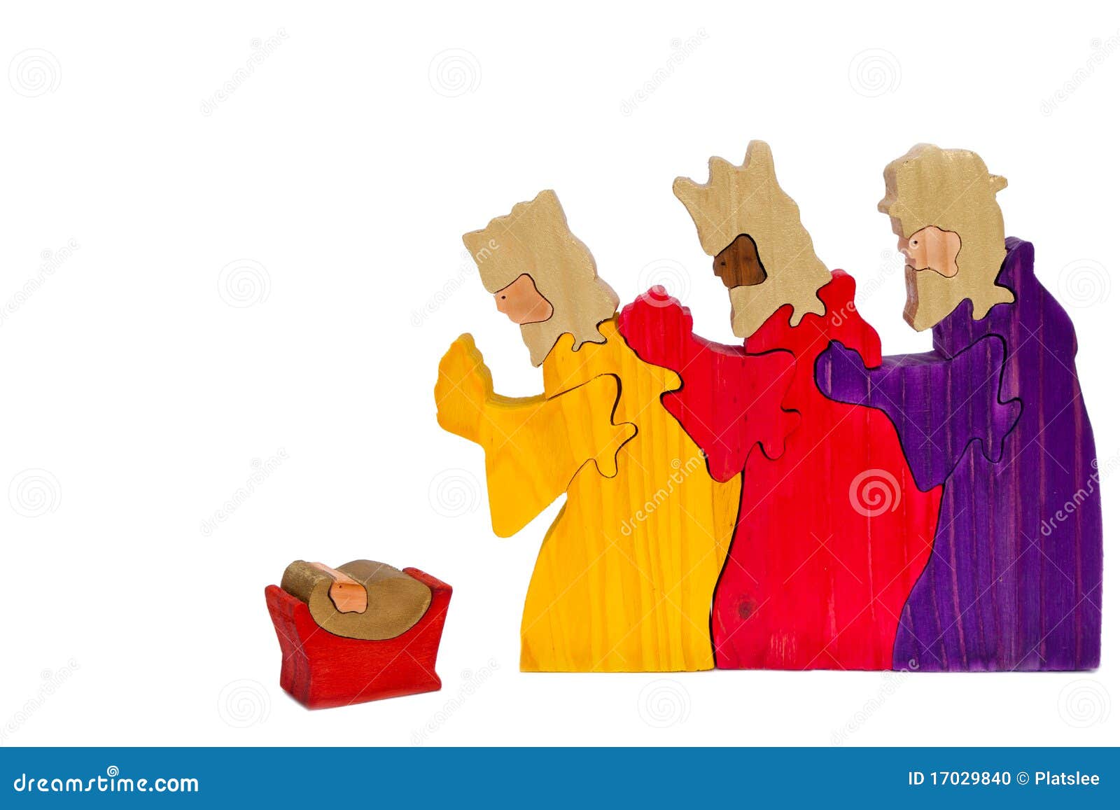 Nativity Scene Three Kings stock photo. Image of decorate 17029840