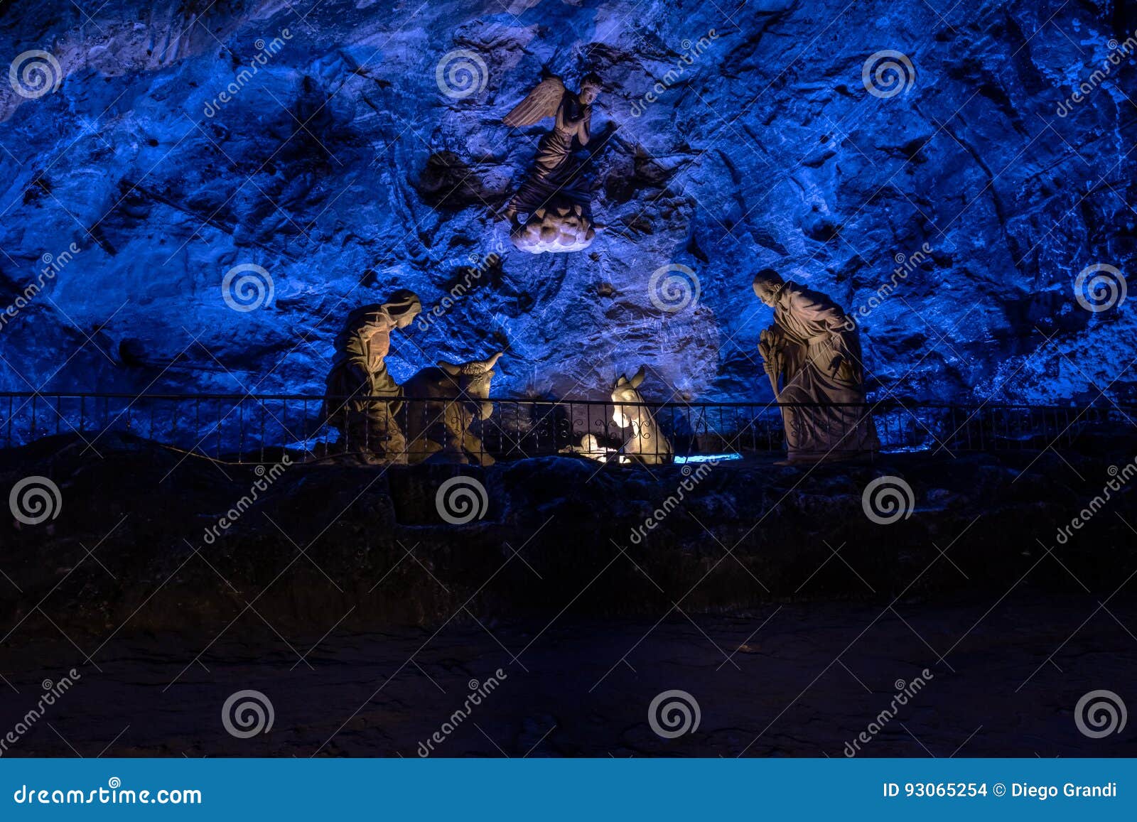 Nativity Scene of Underground Salt Cathedral - Zipaquira, Colombia
