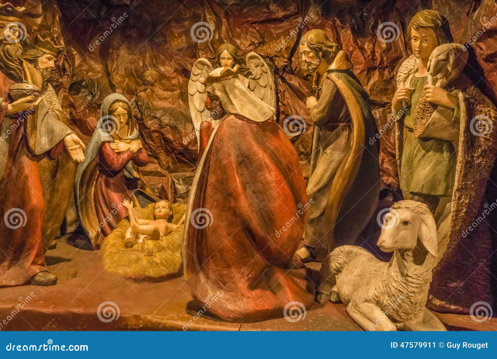Nativity scène stock image. Image of scauml, colourful 47579911