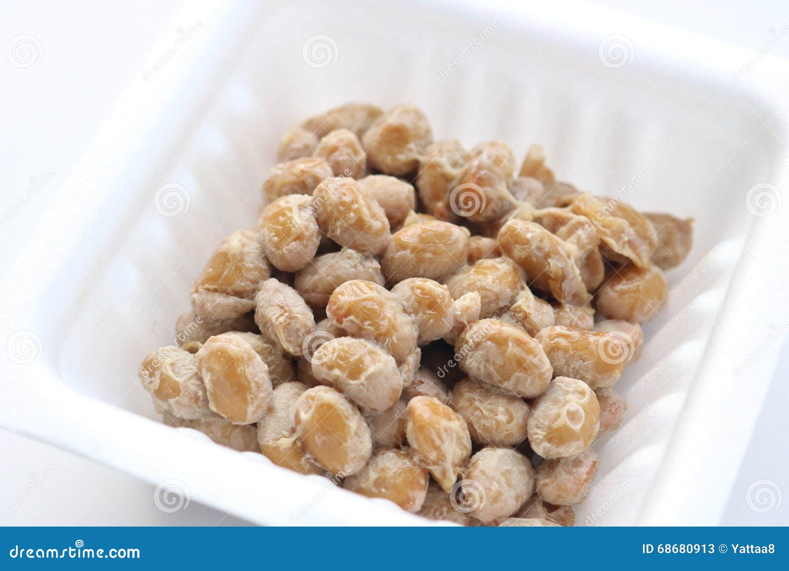 Fermented Soybeans Natto Stock Photo 153334170