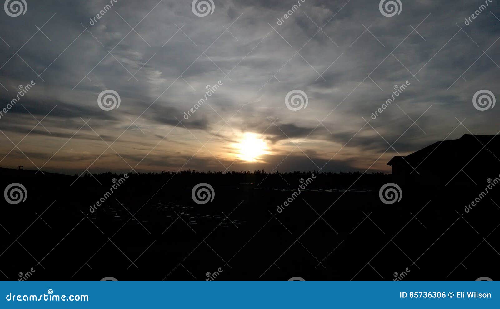 Natur Zitate Sonne Wolken Sonnenuntergang Stockfoto Bild Von