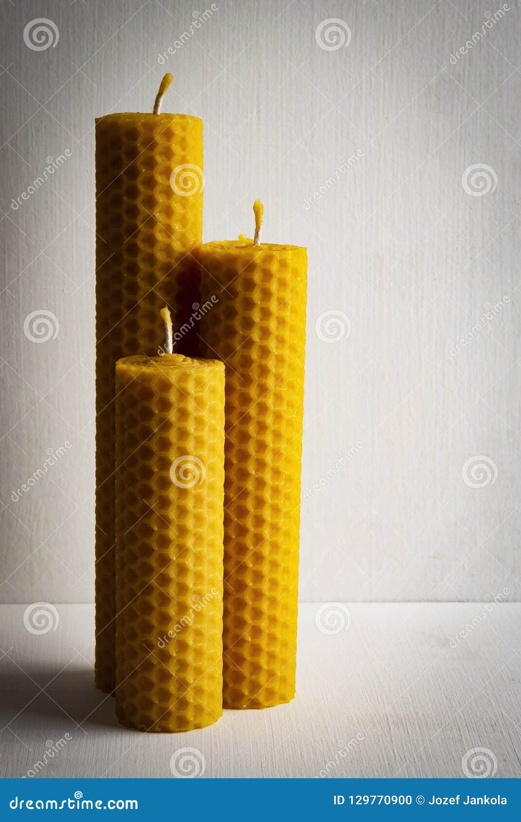 Grandi Candele A Colonna In Cera D'api, 1 Confezione, 100 - Foto 8