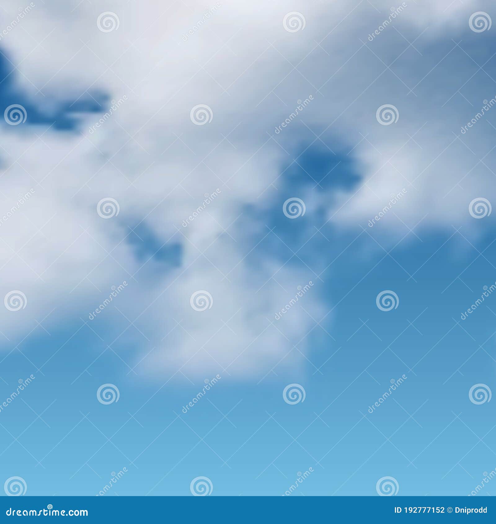 Natural Background with Cloud on Blue Sky Stock Vector - Illustration ...
