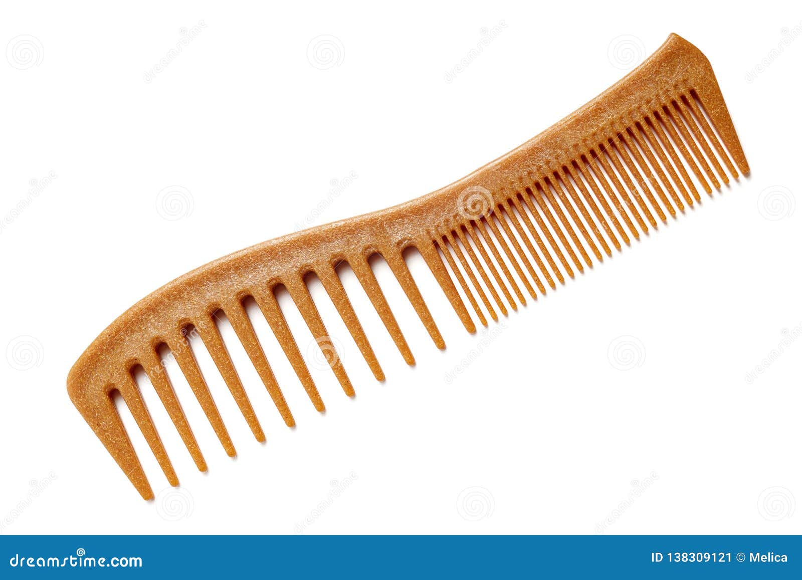Natural Bamboo Hair Comb stock image. Image of hairstyle - 138309121