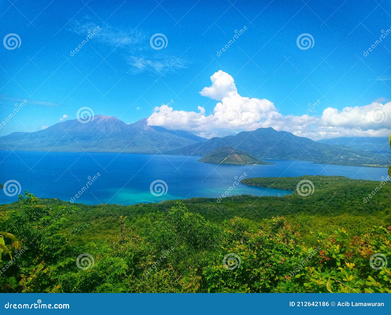 natural beauty in larantuka, the island of flores.