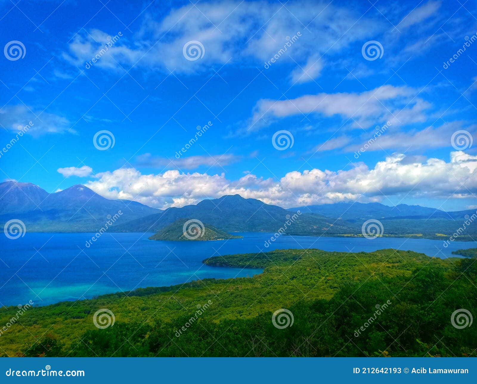 natural beauty in larantuka, the island of flores.