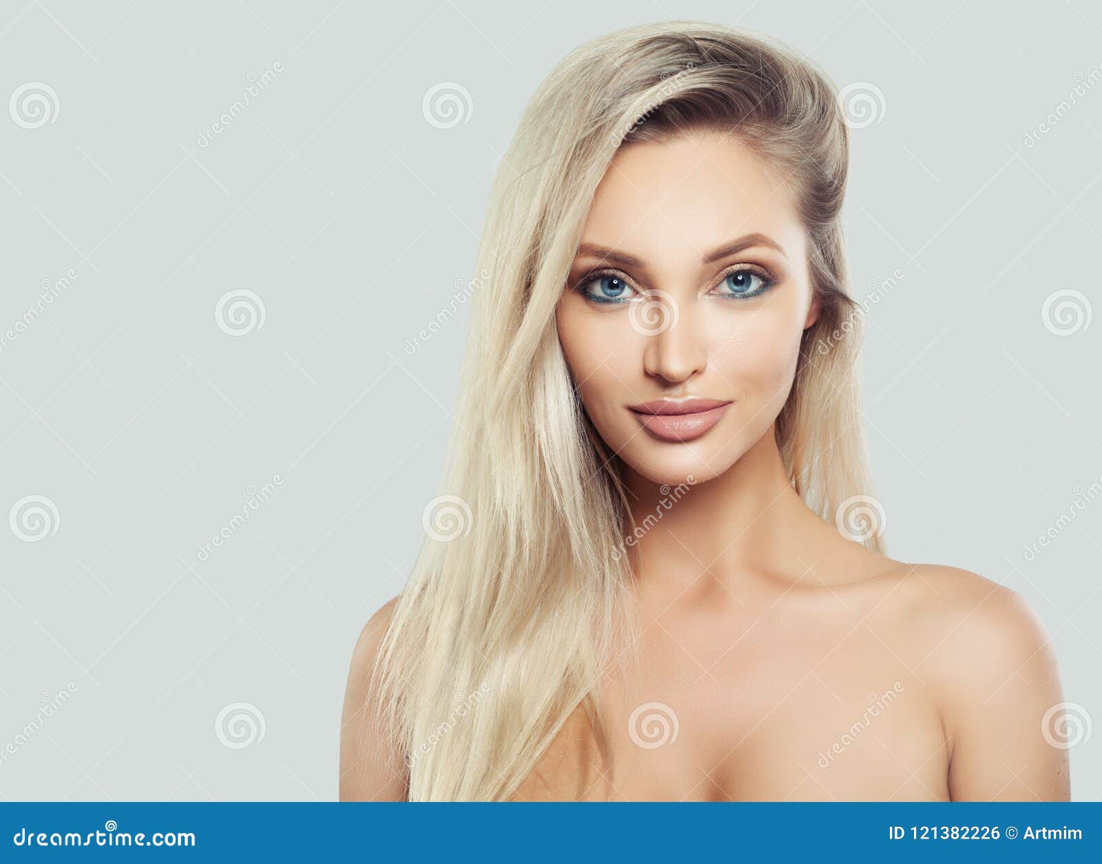 Natural Beauty Young Woman With Fresh Skin Stock Photo Image Of