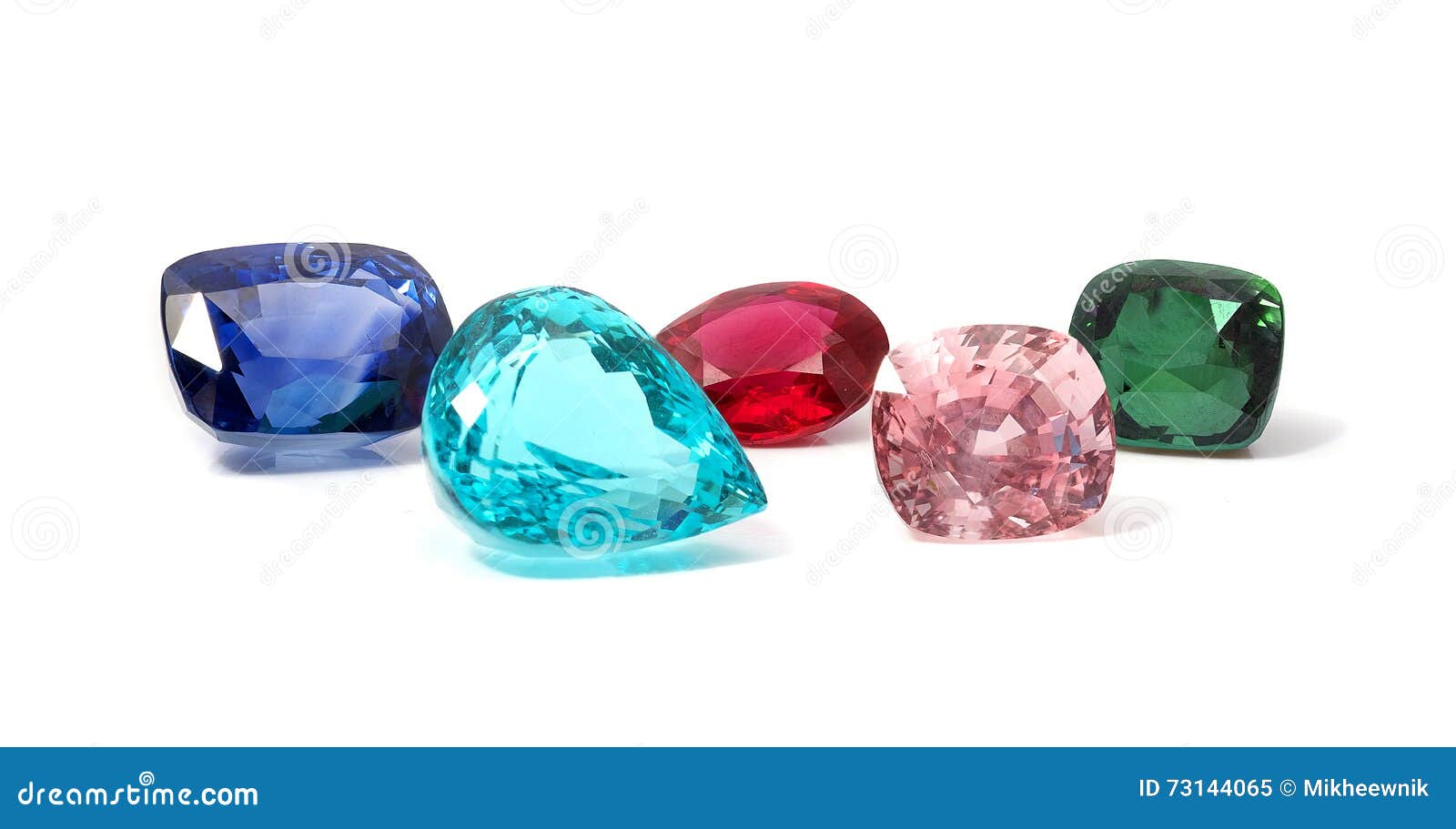 natural colored gemstones