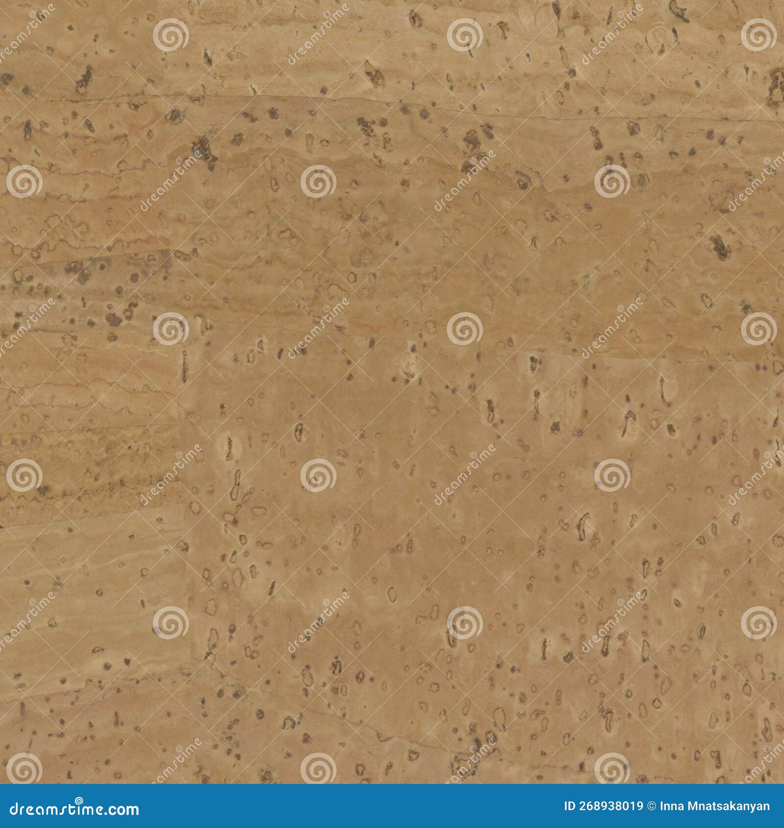 Natural Cork Material Texture for Background Stock Illustration