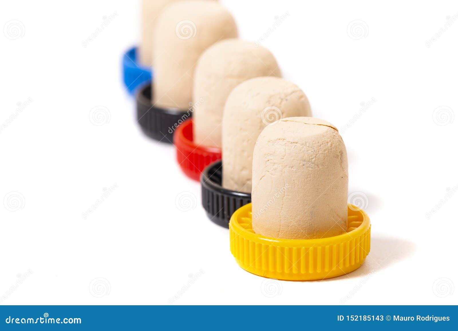 Natural cork stopper stock image. Image of material 152185143