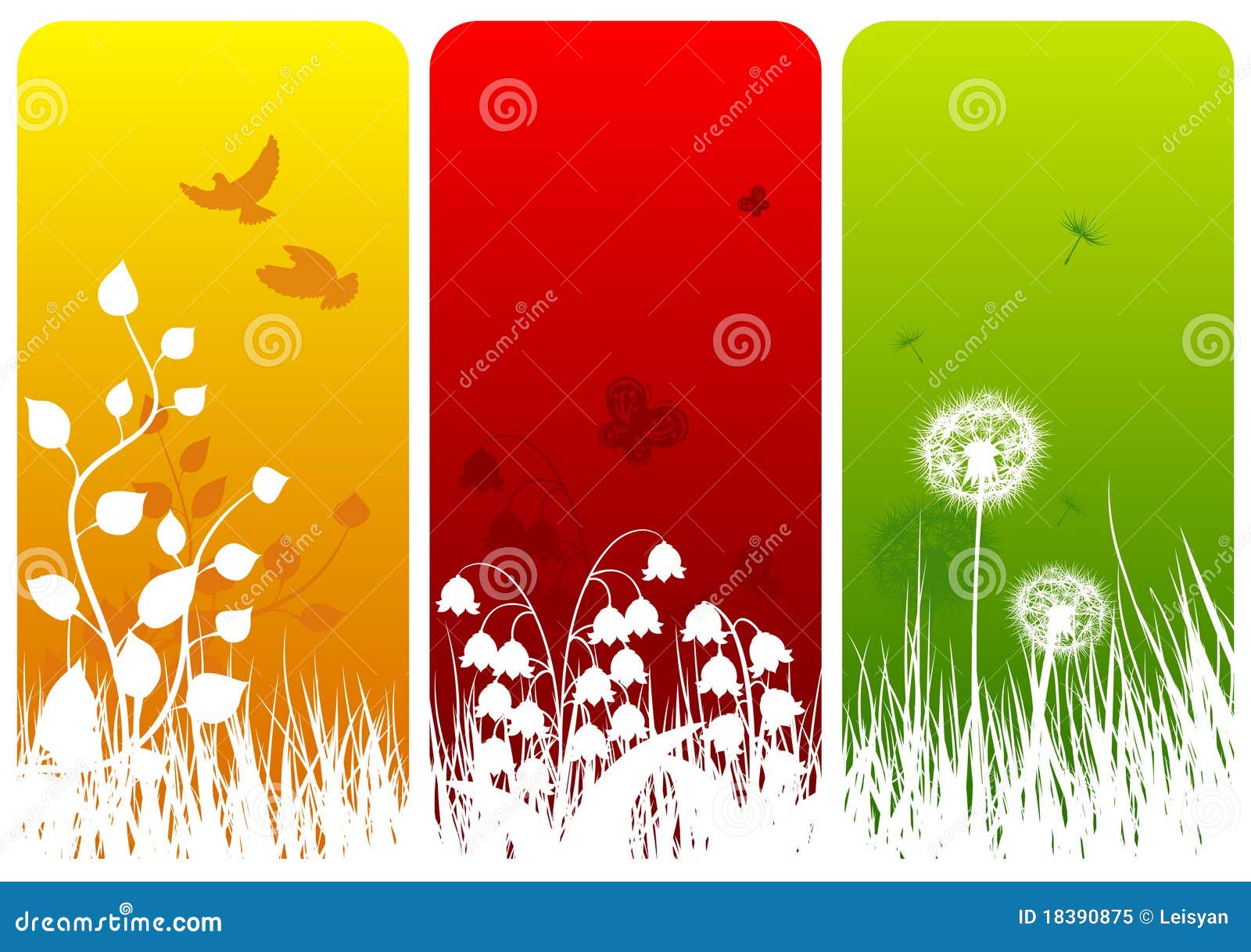 Natural Designs Stock Vector Illustration Of Colorful