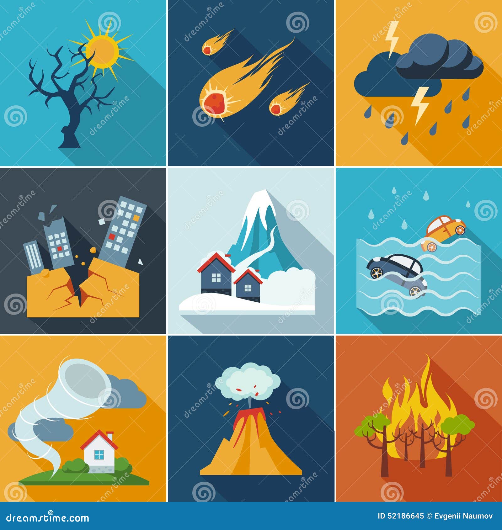 natural disaster icons