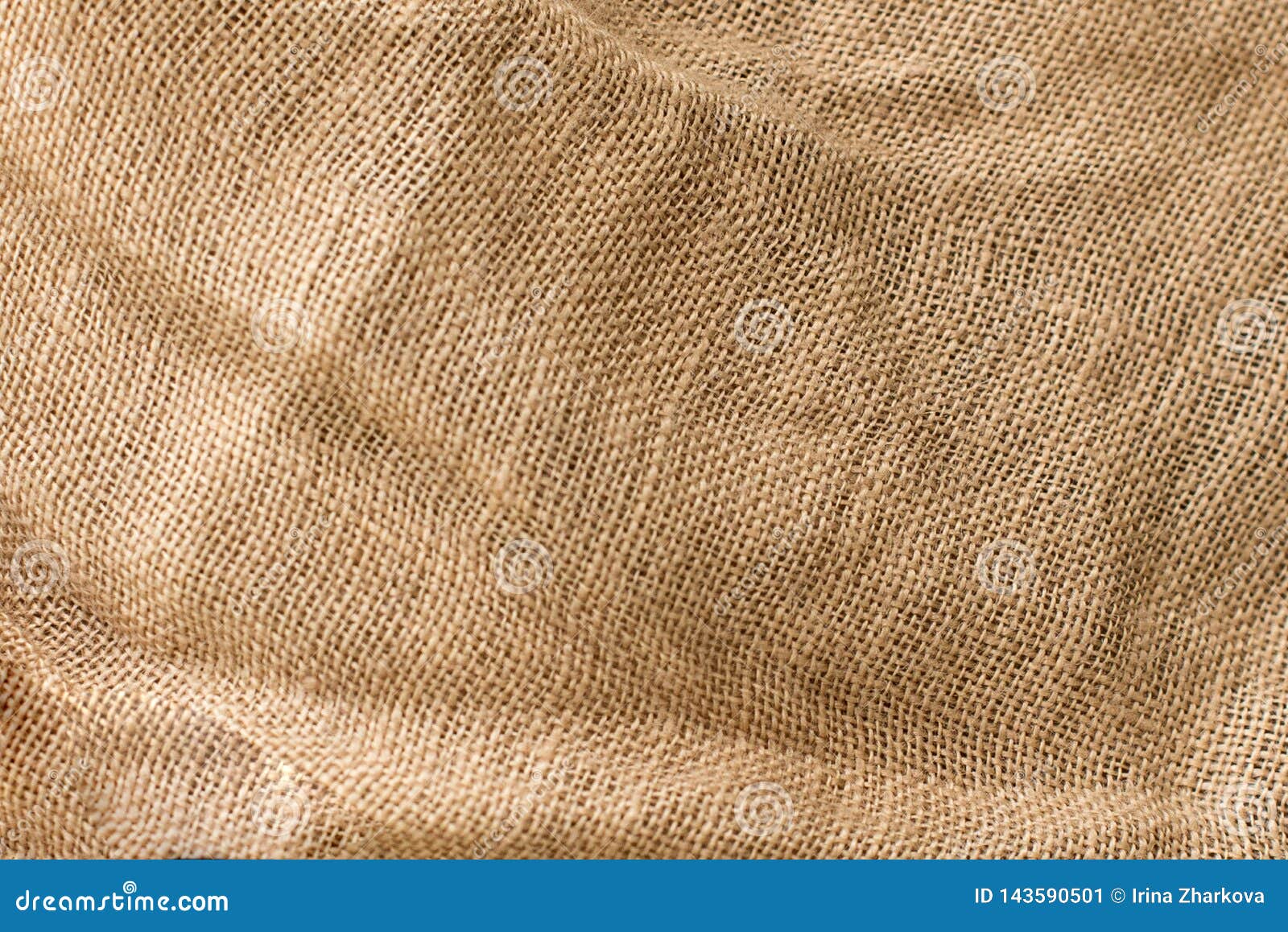 Natural Fabric Linen Texture, Beige Color, Unbleached Material for