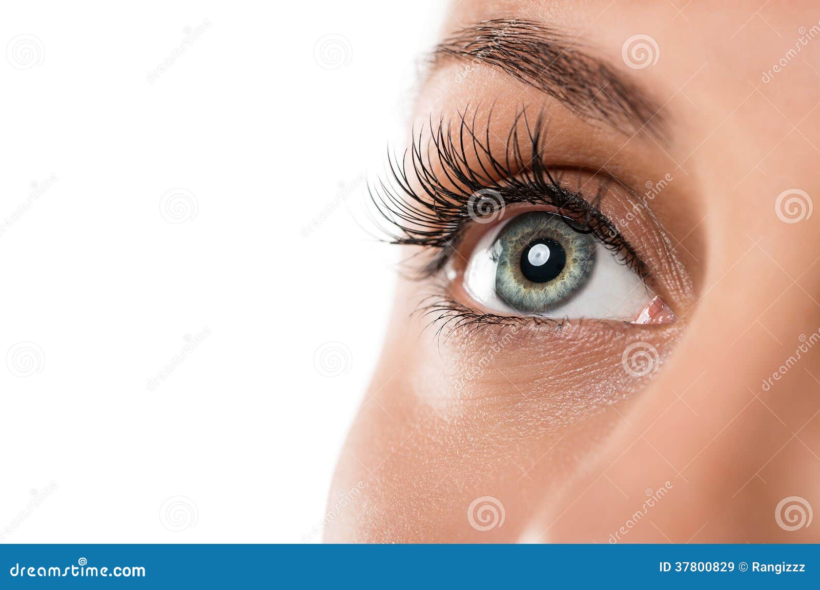 natural female eye