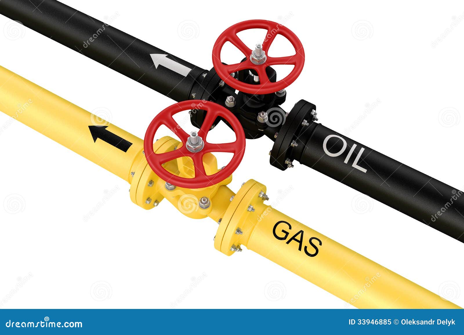 natural gas and oil mains. deliveries of resources.