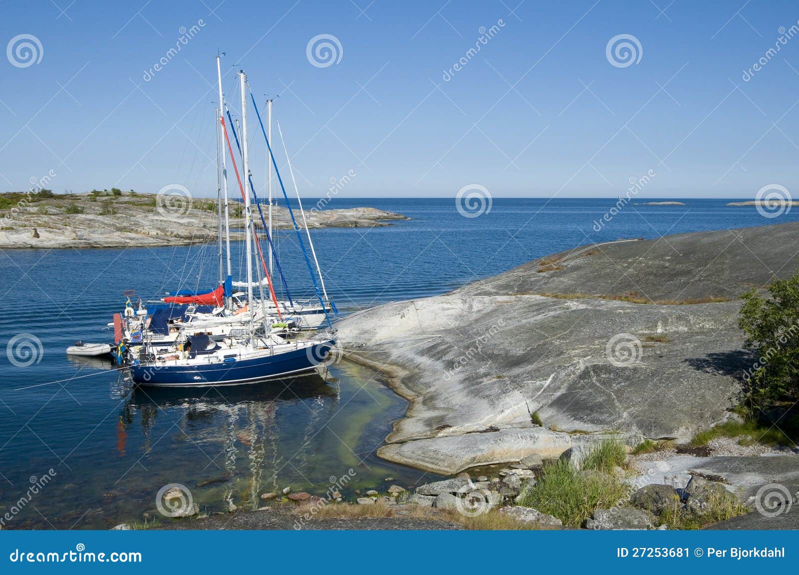 Natural harbour stock image. Image of horisontal, archipelago - 27253681