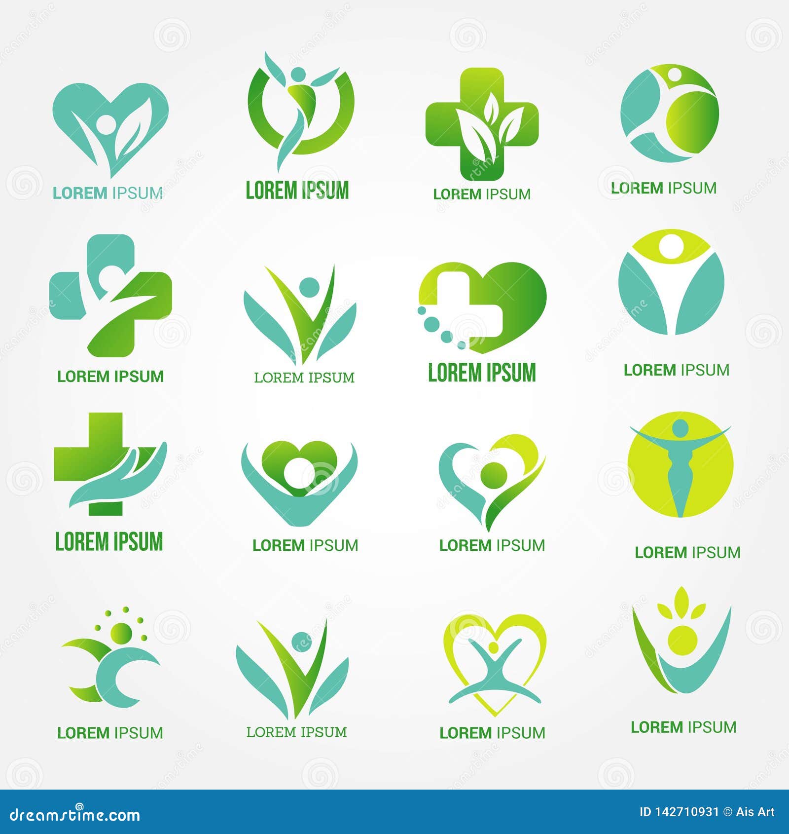 NATURAL HEALING MEDICAL LOGO Stock Vector - Illustration of heartbeat ...