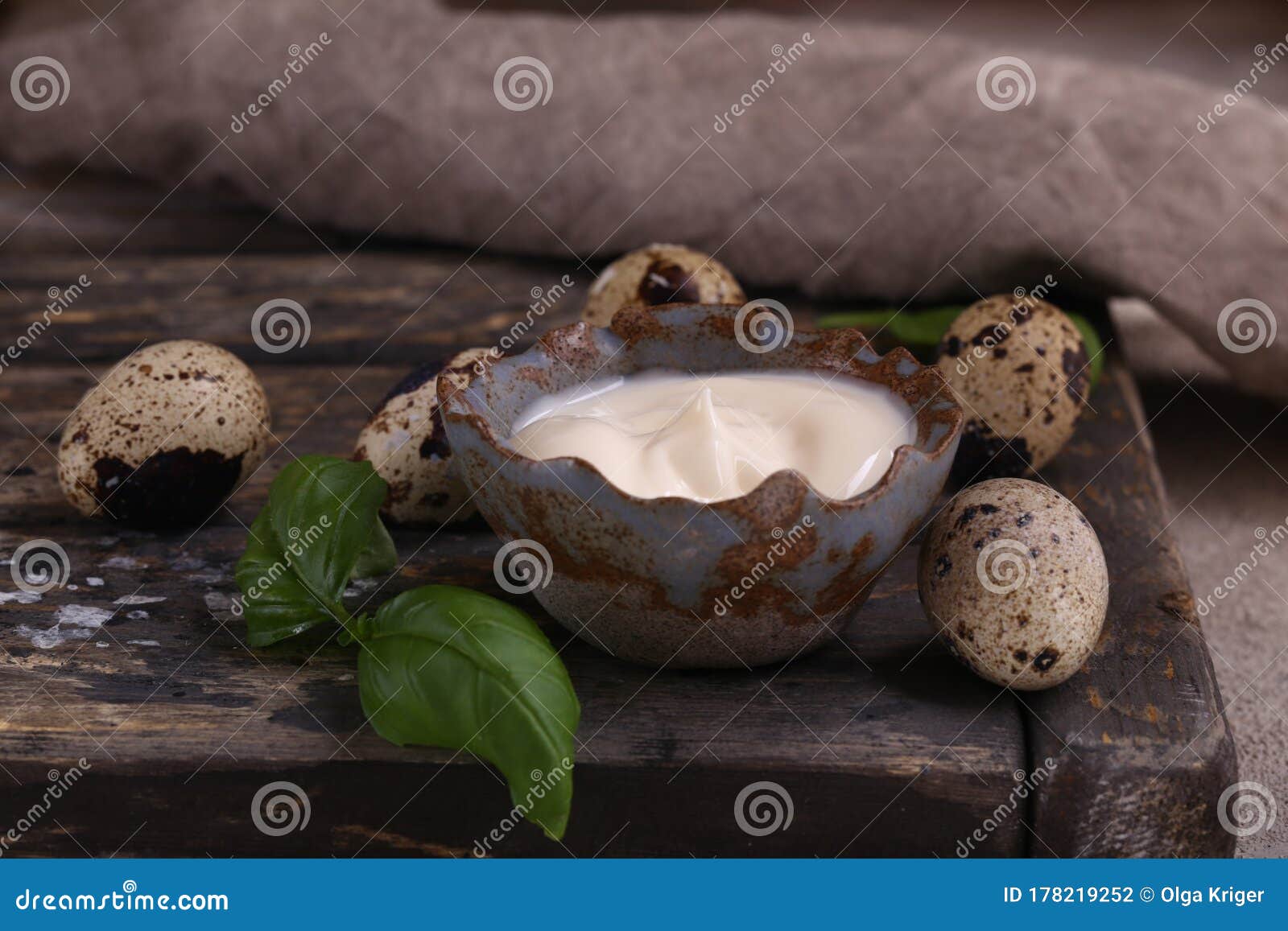 Quail egg mayonnaise stock photo. Image of table, meal 178219252